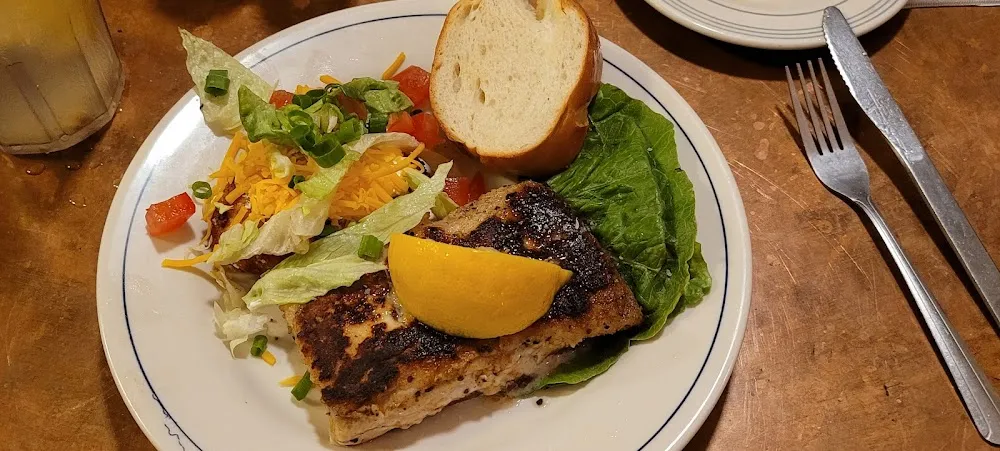 Blackened Halibut Steak